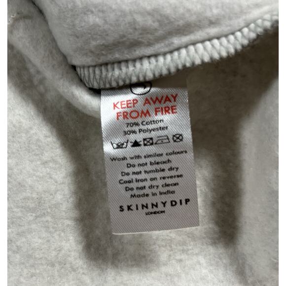 Disney Lilo Stitch Skinny Dip London Women's XXL Hoodie Mood Gray Pullover Star - Picture 10 of 10